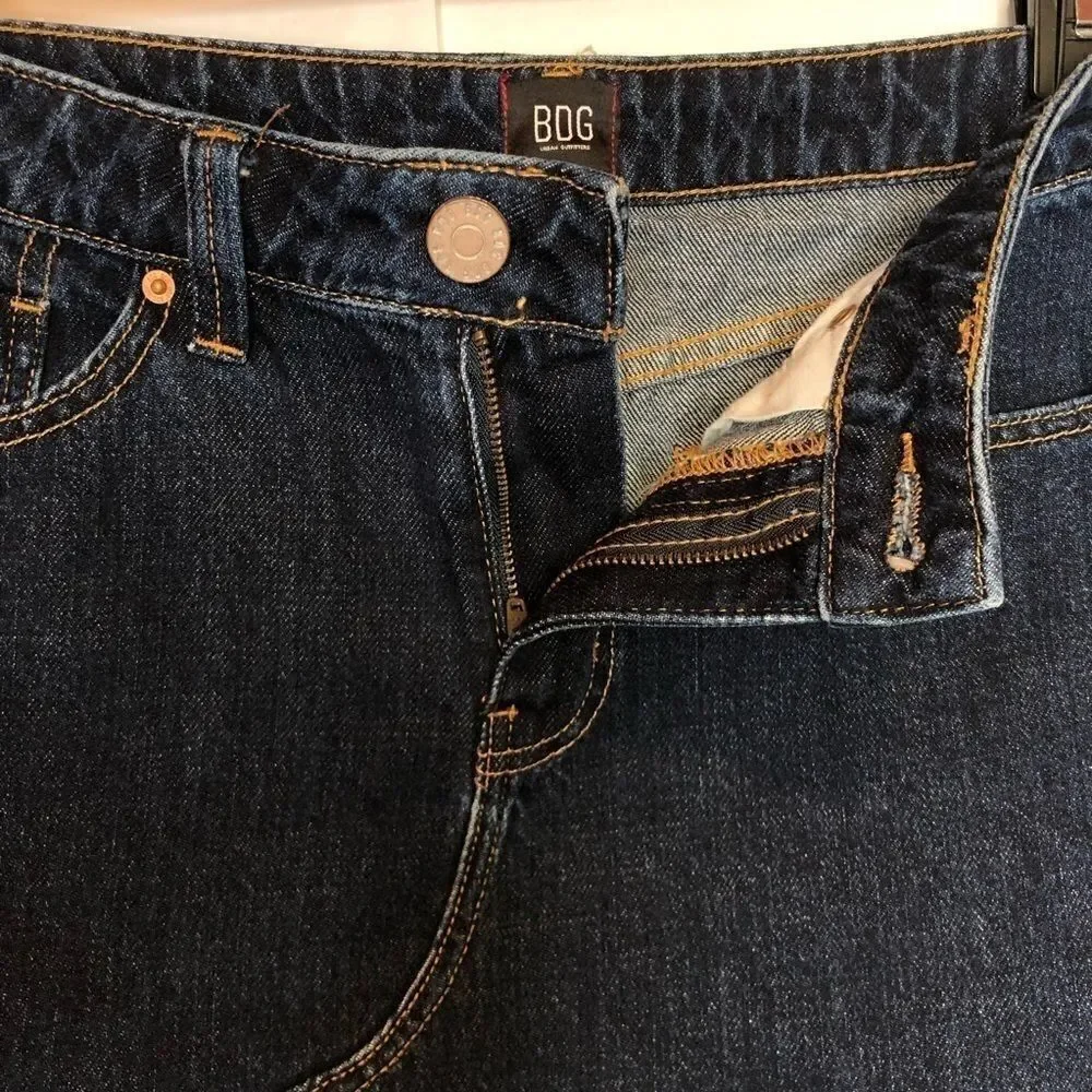 Urban Outfitters BDG Blue Pelmet Mini Skirt Small